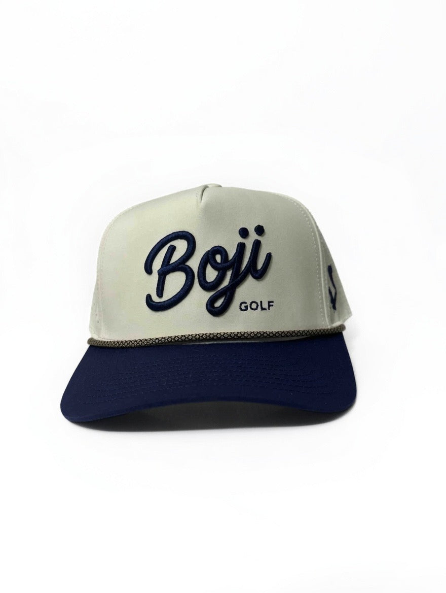 Performance Snapback - Cream/Navy