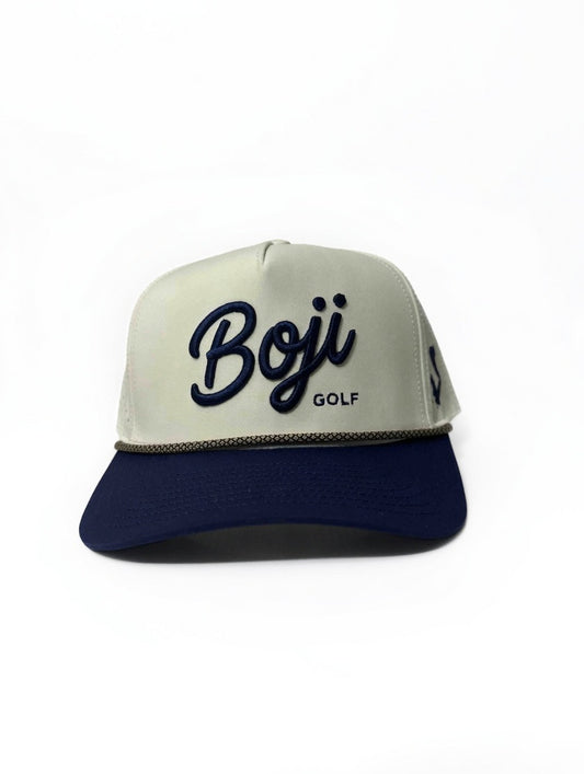 Performance Snapback - Cream/Navy