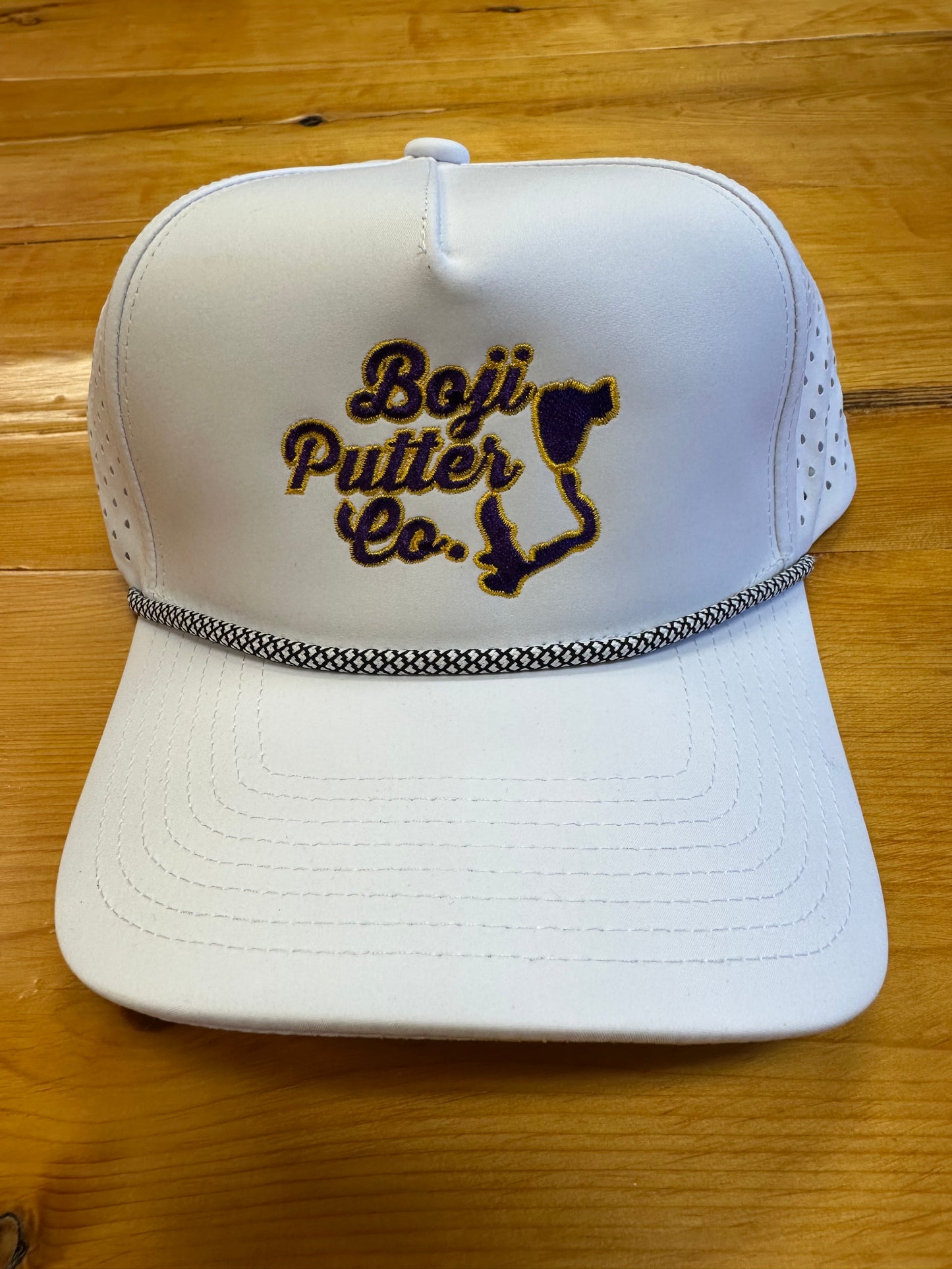 Purple/Yellow Rope Hat